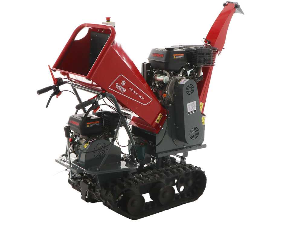 Blue Bird 310-SHL 1200 - Häcksler mit Raupenantrieb und Motorschubkarre - Loncin G420F Motor – Bild 2