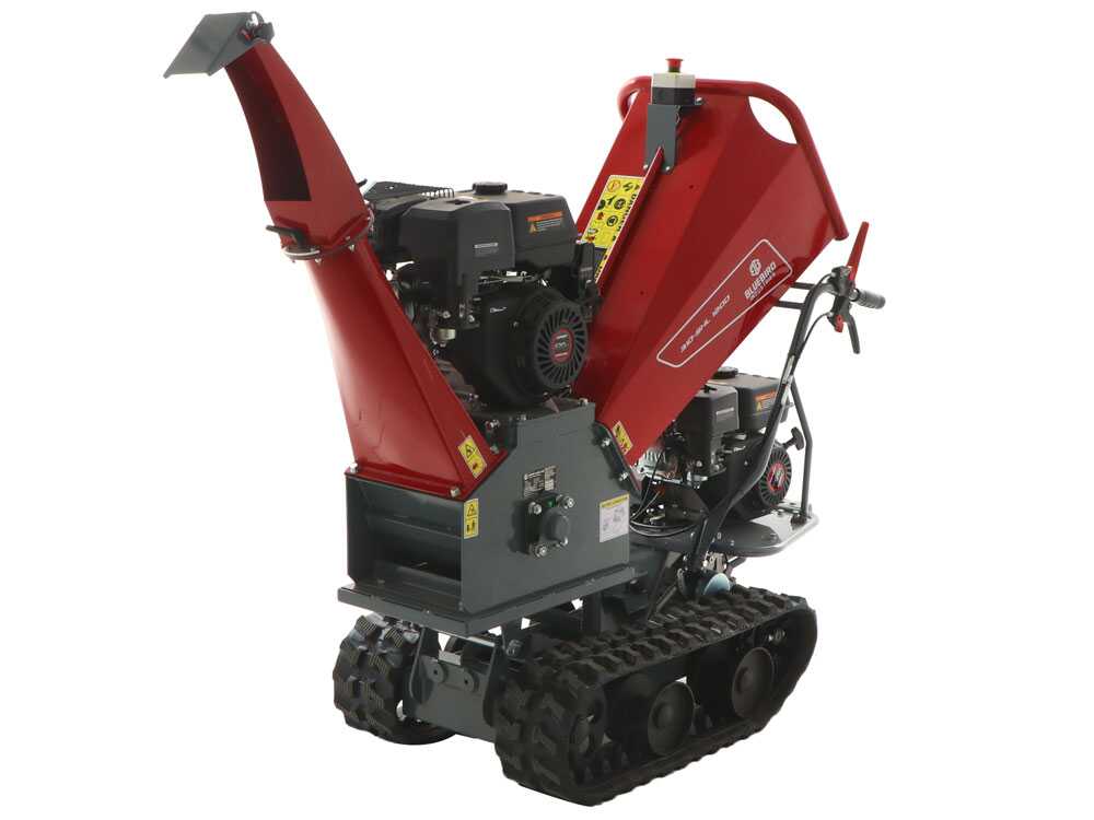 Blue Bird 310-SHL 1200 - Häcksler mit Raupenantrieb und Motorschubkarre - Loncin G420F Motor – Bild 3