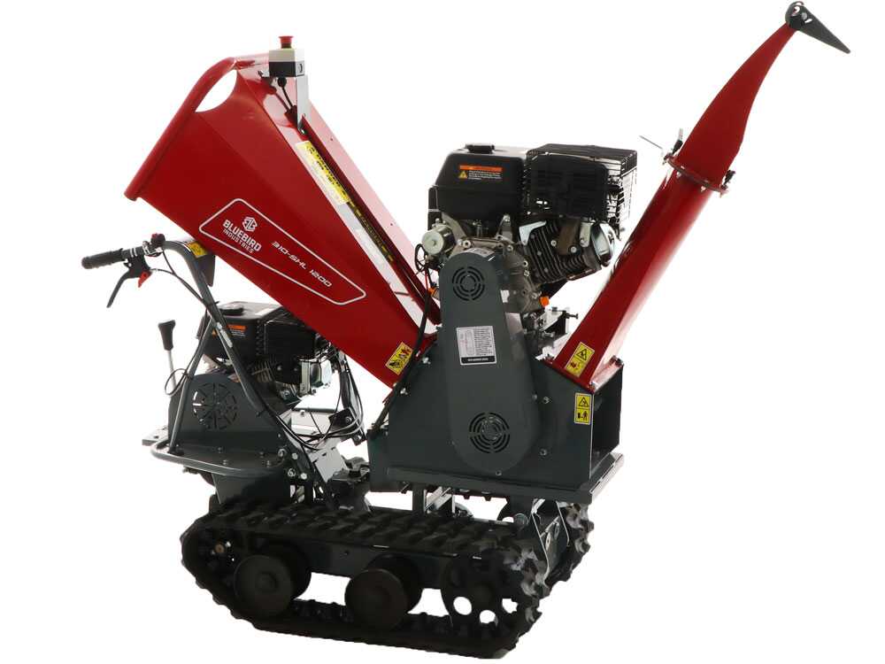 Blue Bird 310-SHL 1200 - Häcksler mit Raupenantrieb und Motorschubkarre - Loncin G420F Motor – Bild 4