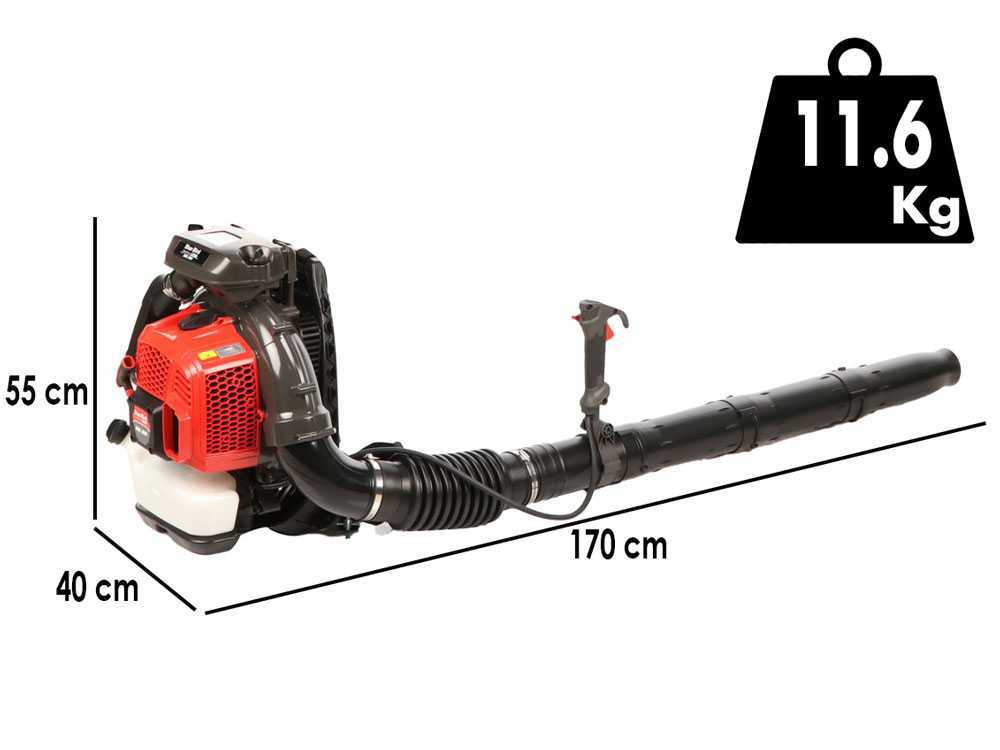 Blue Bird BBL 801 Rückentragbarer Laubbläser - 2-Takt-Motor