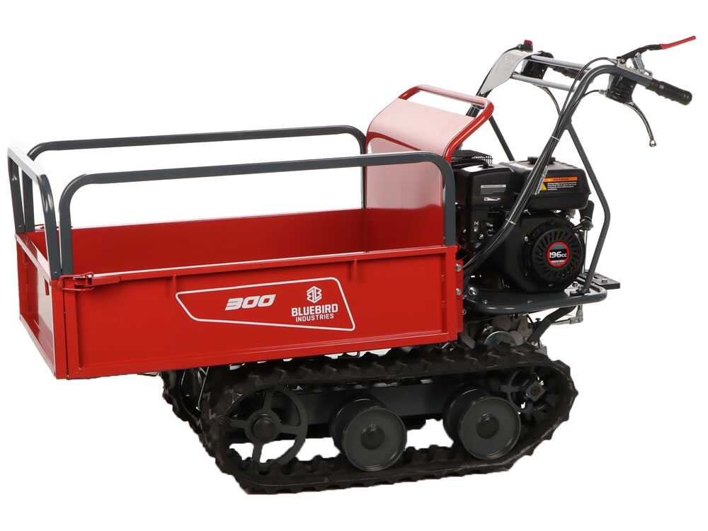 Blue Bird Carrier 300 - Schubkarre mit ausziehbarer Mulde - 300 kg Tragfähigheit – Bild 4