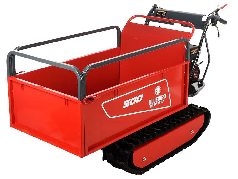 Blue Bird Carrier 500 - Ausziehbare Raupenschubkarre - Tragfähigkeit 500 Kg – Bild 4