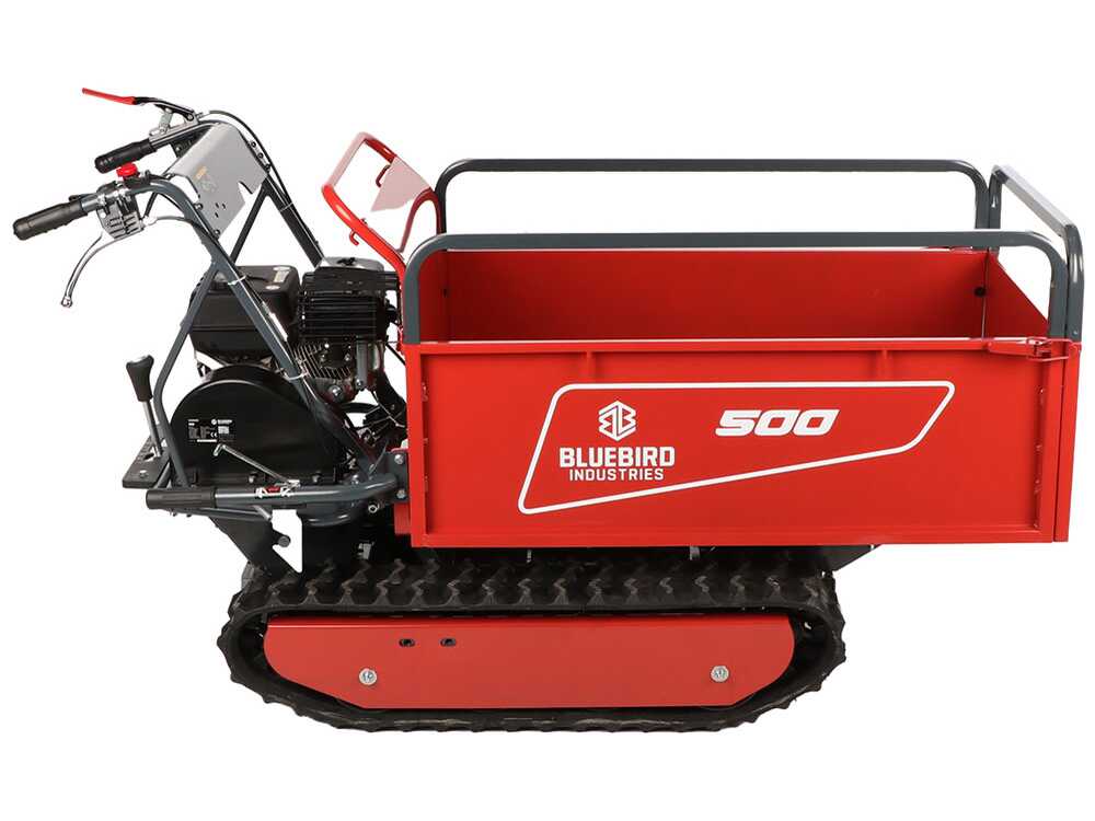 Blue Bird Carrier 500 - Ausziehbare Raupenschubkarre - Tragfähigkeit 500 Kg – Bild 3