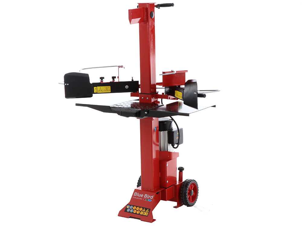 BLUE BIRD LOG SPLITTER LSE 7000 - Vertikaler elektrischer Holzspalter – Bild 4