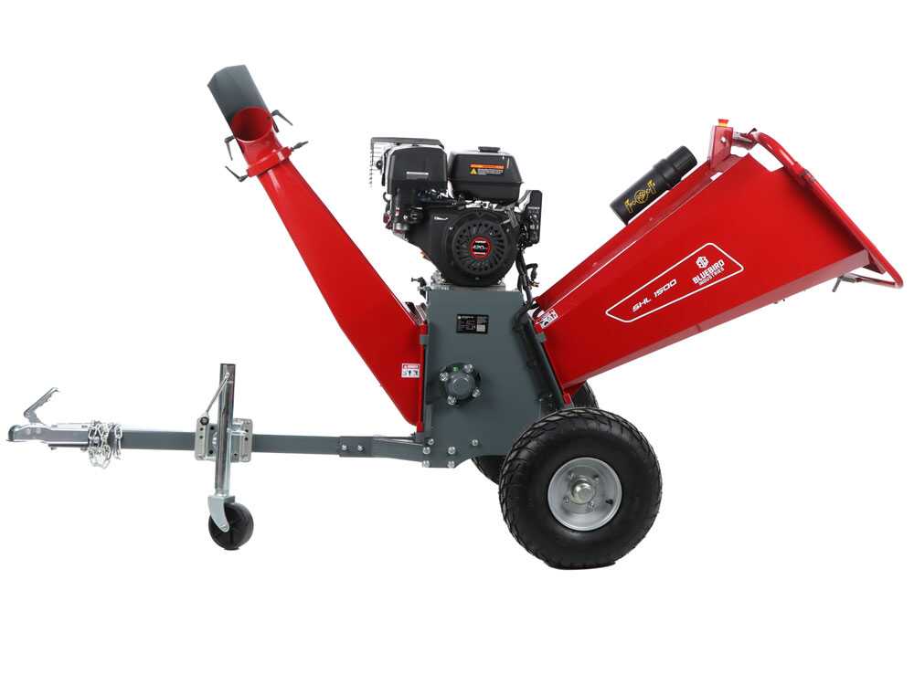 Blue Bird SHL 1500 - Benzin-Häcksler - Motor Loncin G420FD – Bild 4