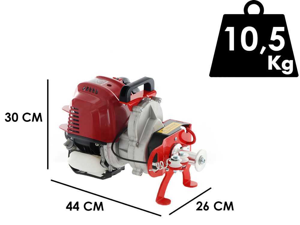 Blue Bird TWH 500 - Motorseilwinde - mit Honda-Motor GX50 4T