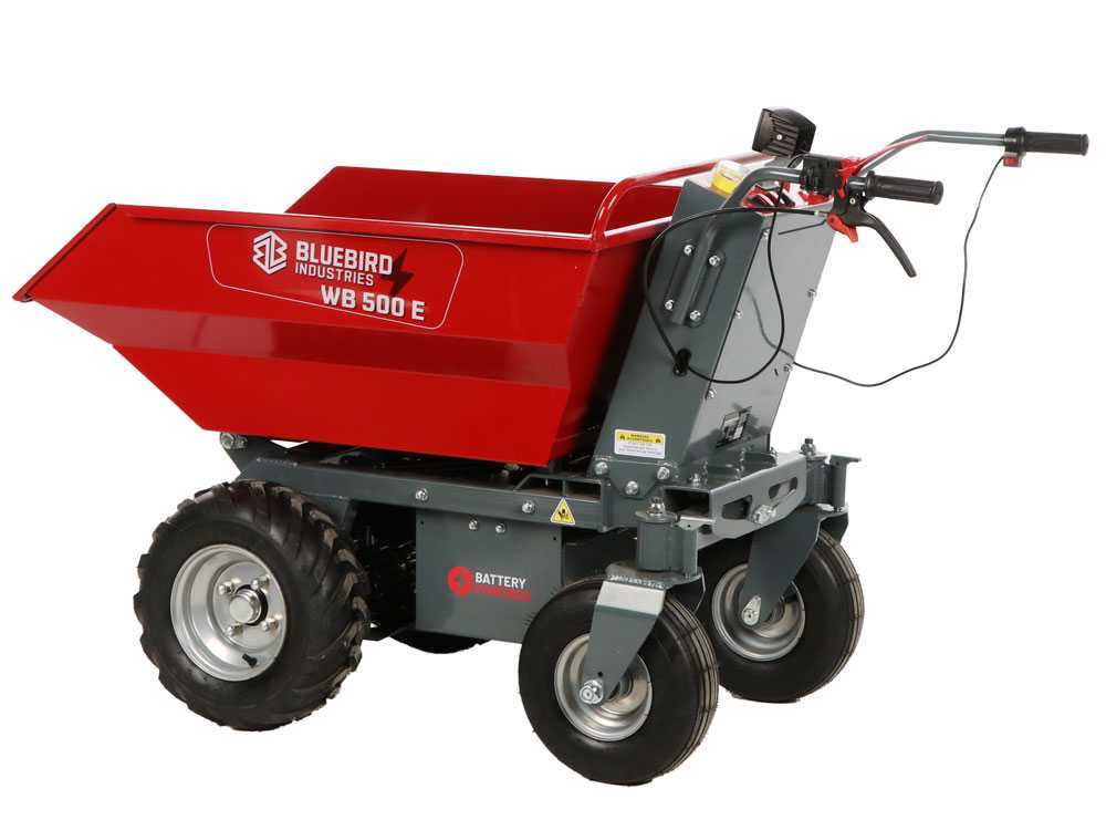 Blue Bird WB 500E - Akku-Schubkarre - 48 V 32 Ah – Bild 3