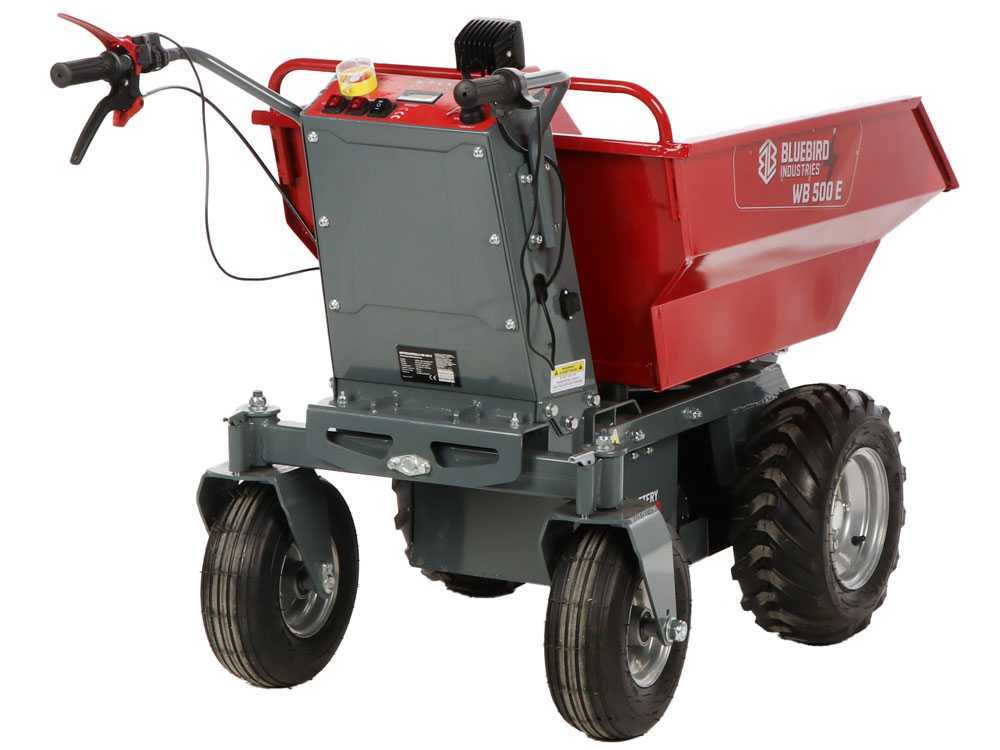 Blue Bird WB 500E - Akku-Schubkarre - 48 V 32 Ah – Bild 4