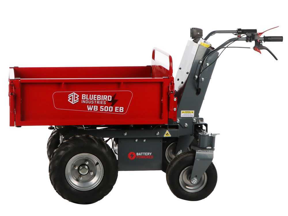 Blue Bird WB 500EB - Akku-Schubkarre - 48 V 32 Ah – Bild 3
