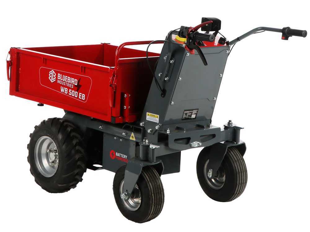 Blue Bird WB 500EB - Akku-Schubkarre - 48 V 32 Ah – Bild 4