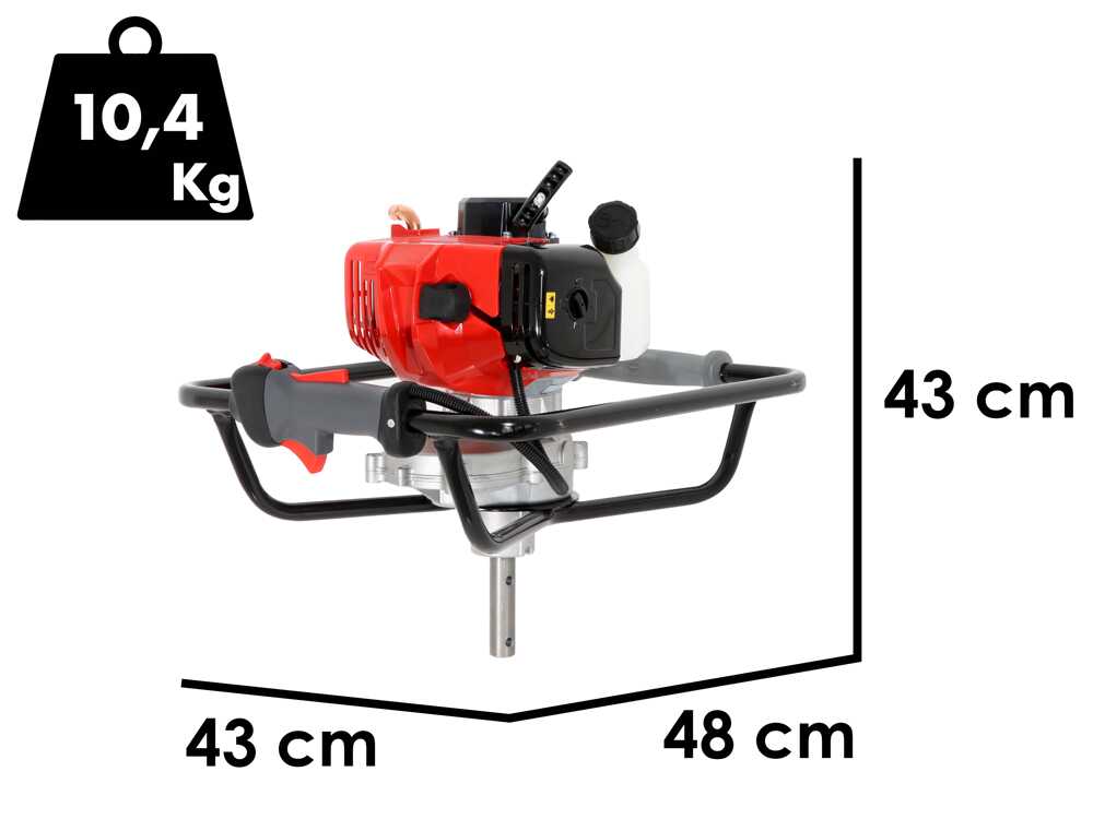 BlueBird NEA 431 - 2-Takt-Erdbohrer - Bohrspitzen nicht enthalten