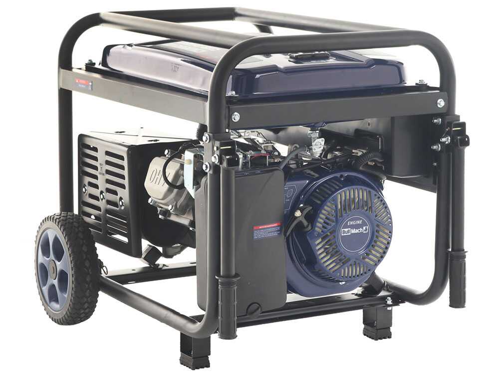 BullMach AMBRA 12000 E - Benzin-Stromerzeuger mit Rädern 8.5 kW - 230V + ATS – Bild 3