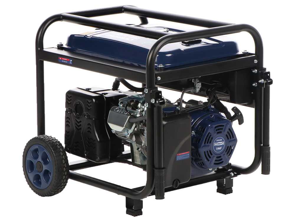BullMach AMBRA 13800 E - Benzin-Stromerzeuger auf Rädern 10-kW-AVR - mit ATS-Schalttafel - 230V – Bild 3