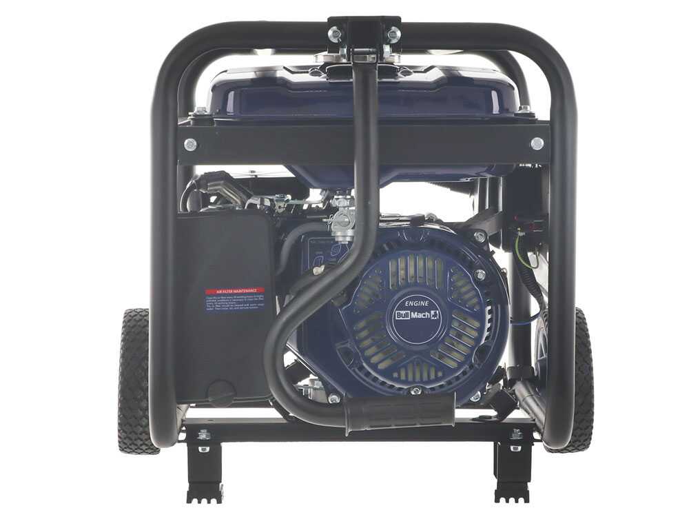BullMach AMBRA 3600 - Benzin-Stromerzeuger mit Rädern und AVR-Regelung 3 kW - Dauerleistung 2.8 kW - 230V – Bild 3
