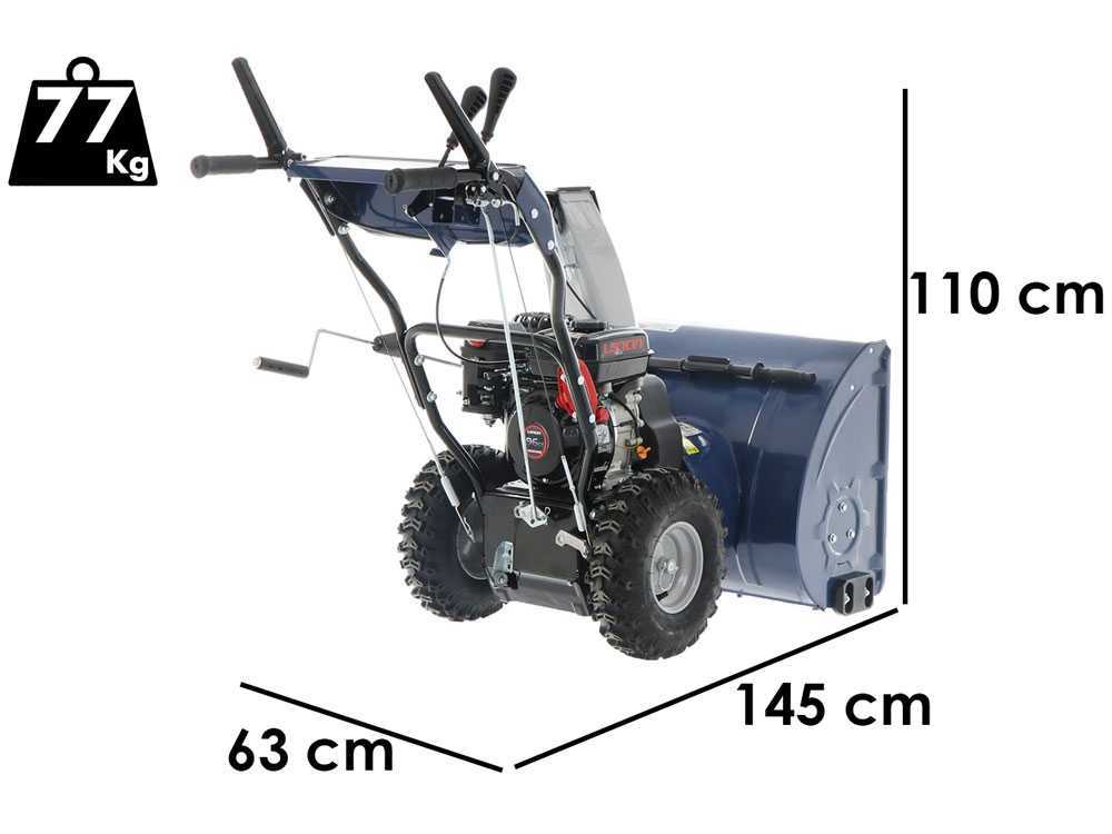 BullMach BM-61 LW - Benzin-Schneefräse - Loncin H200
