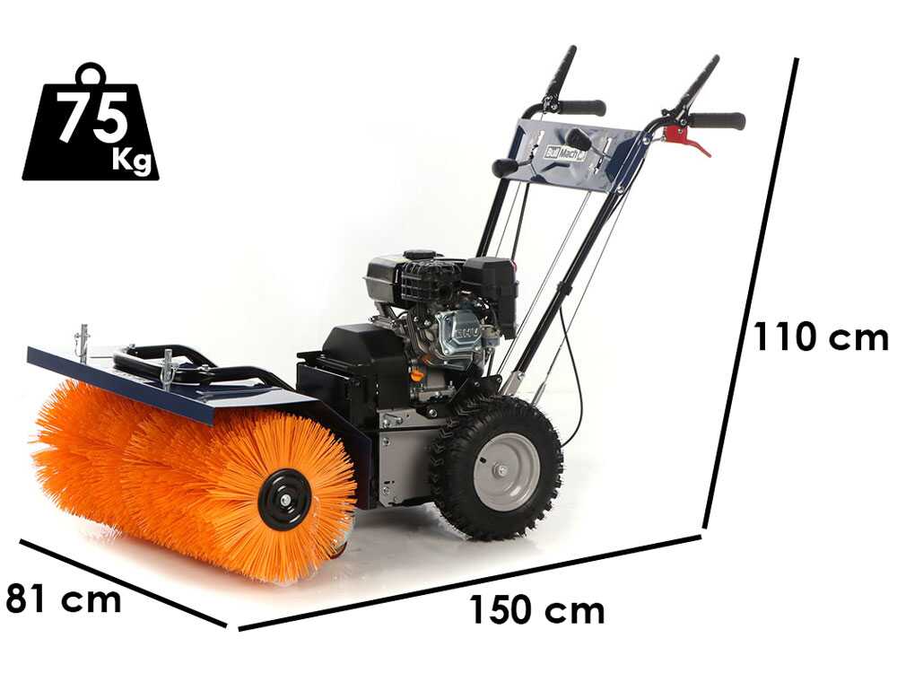 BullMach BM-SS 80 WL - Benzin-Kehrmaschine - Mehrzweckgerät