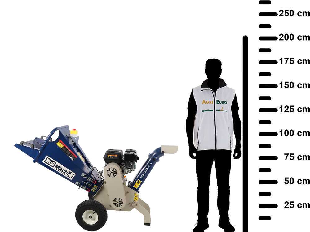 BullMach Hercules 65 L - Benzin-Häcksler  - Motor Loncin LC170F 212 cm³