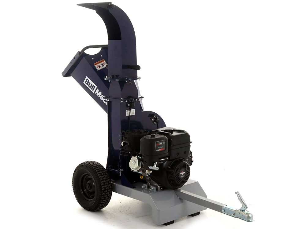 BullMach ZEUS 120 BSE - Professioneller Benzinhäcksler - Motor B&S XR2100 13.5 PS mit E-Starter – Bild 3