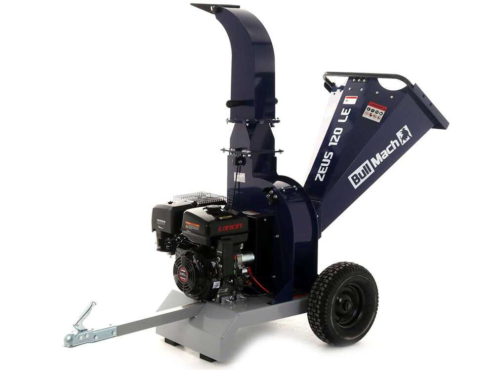 BullMach ZEUS 120 LE - Professioneller Benzinhäcksler - Benzinmotor 15 PS mit E-Starter – Bild 4