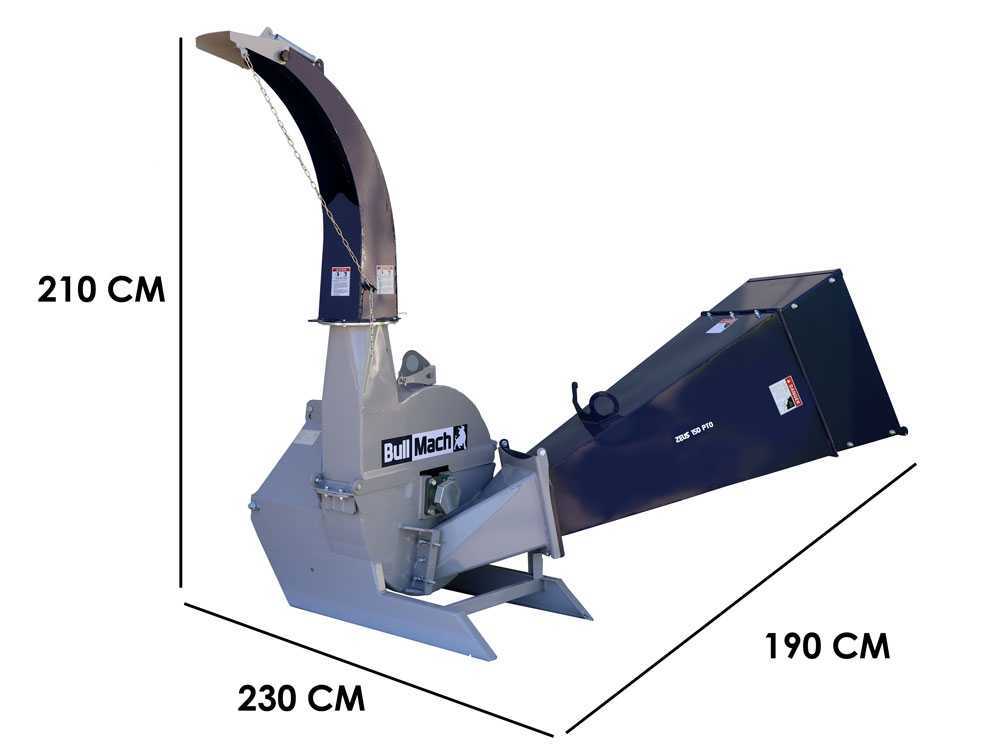 BullMach ZEUS 150 PTO - Häcksler für Traktoren  - mit Dreipunktaufnahme