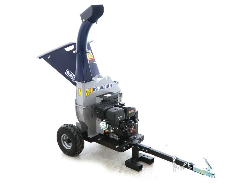 BullMach ZEUS 160 LE - Benzin-Häcksler mit Anhängerkupplung - Loncin 420 cm³ - E-Starter – Bild 3