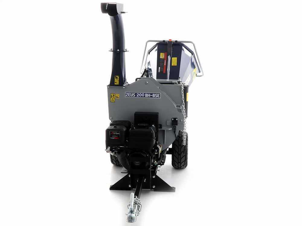 BullMach ZEUS 200 BH-BSE - Benzin Häcksler mit Anhängerkupplung - B&S XR2100 mit E-Starter – Bild 4