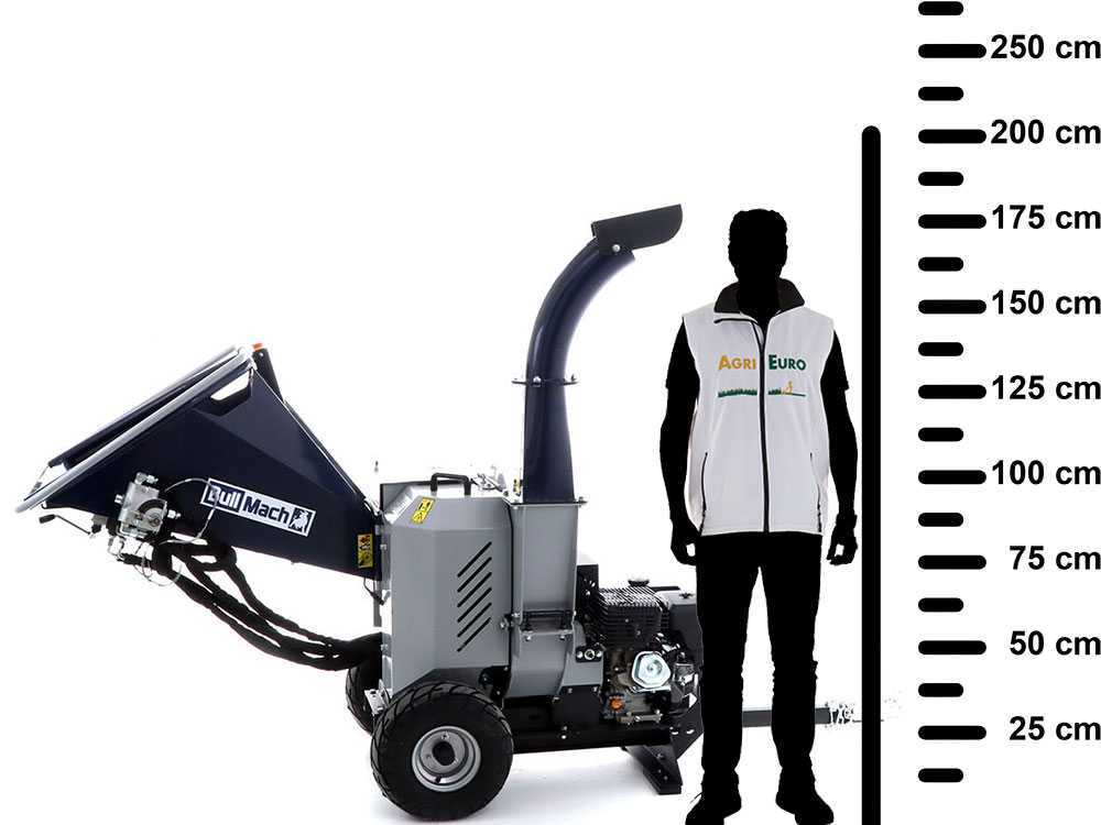 BullMach ZEUS 200 BH-LE Benzin Häcksler mit Anhängerkupplung - Loncin 420ccm E-Starter – Bild 4