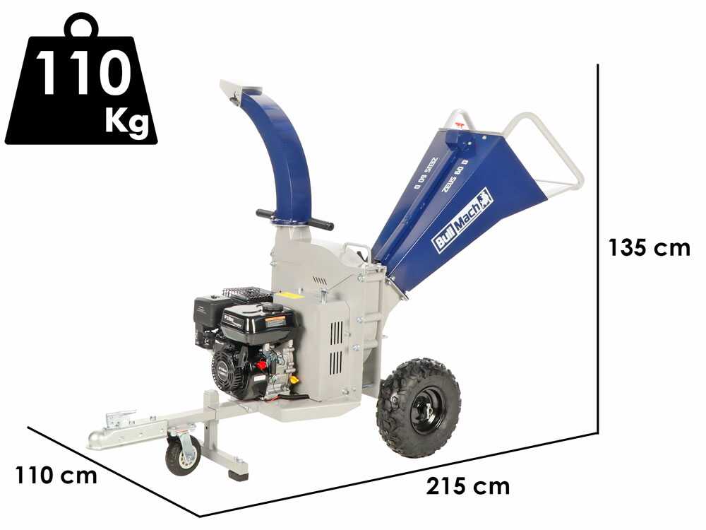 BullMach ZEUS 60 D - Häcksler mit Verbrennungsmotor - Motor Ducar DH212 – Bild 4