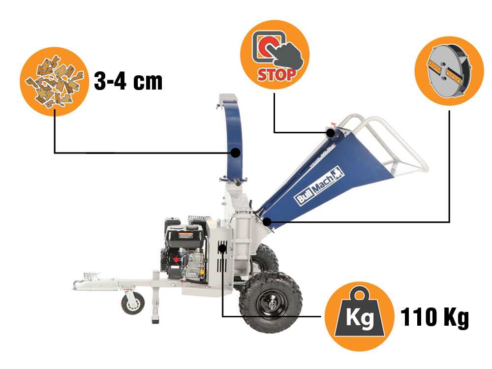 BullMach ZEUS 60 D - Häcksler mit Verbrennungsmotor - Motor Ducar DH212 – Bild 3