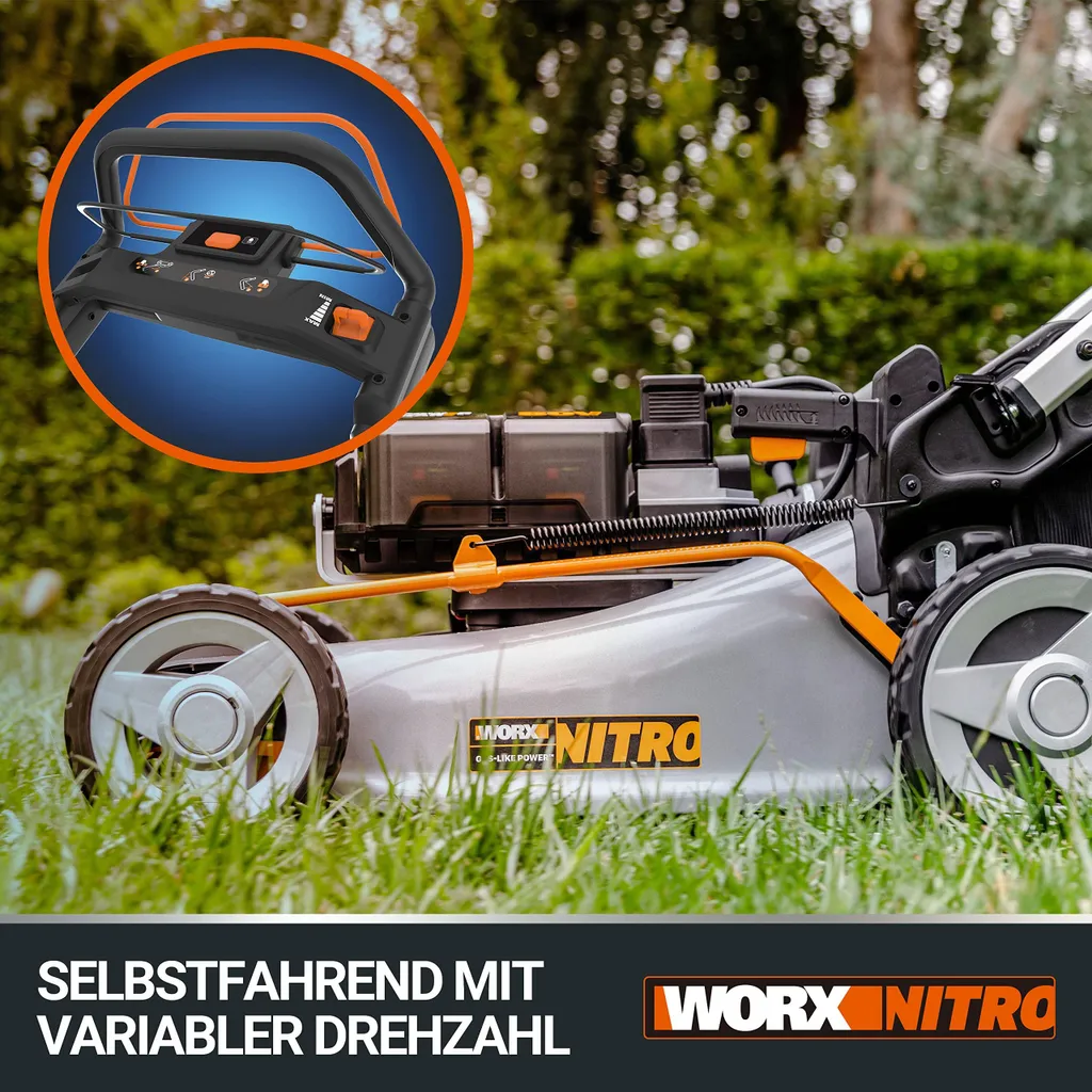 WORX WG761E Nitro Akku Rasenmäher 80V – Leistungsstark und Effizient – Bild 7