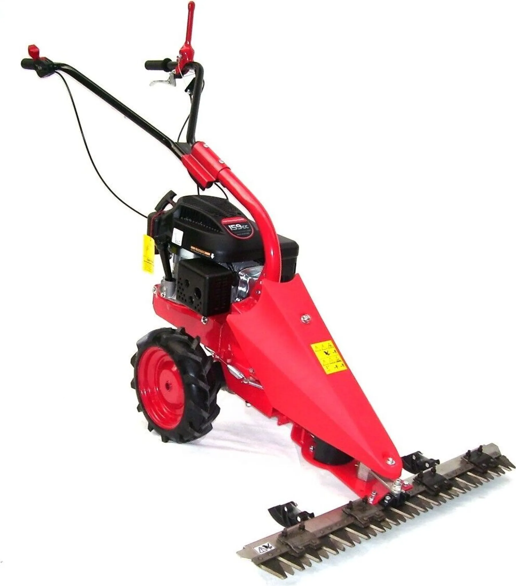 BALKENMÄHER 870mm MOTORMÄHER 55592 RASENMÄHER EINACHSER BENZIN Hochgrasmäher – Bild 4