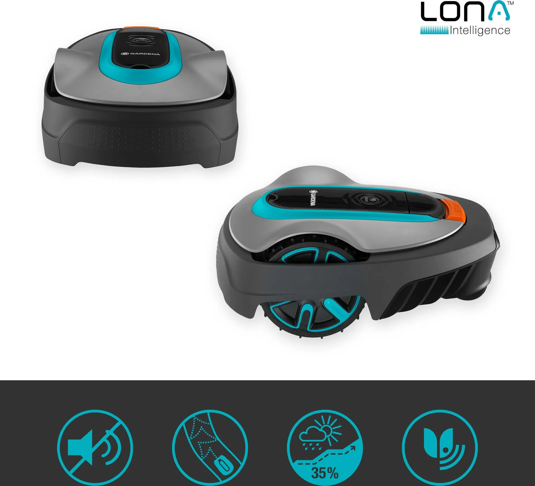 Gardena Mähroboter smart SILENO city 400 qm Set – Bild 3