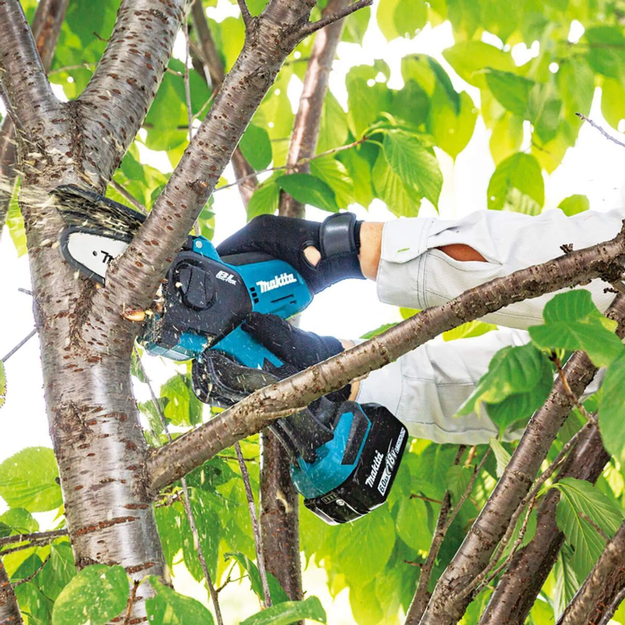 Makita® Akku-Astsäge DUC101RF01 18V - 10 cm - 8 m/s mit Akku & Ladegerät – Bild 6