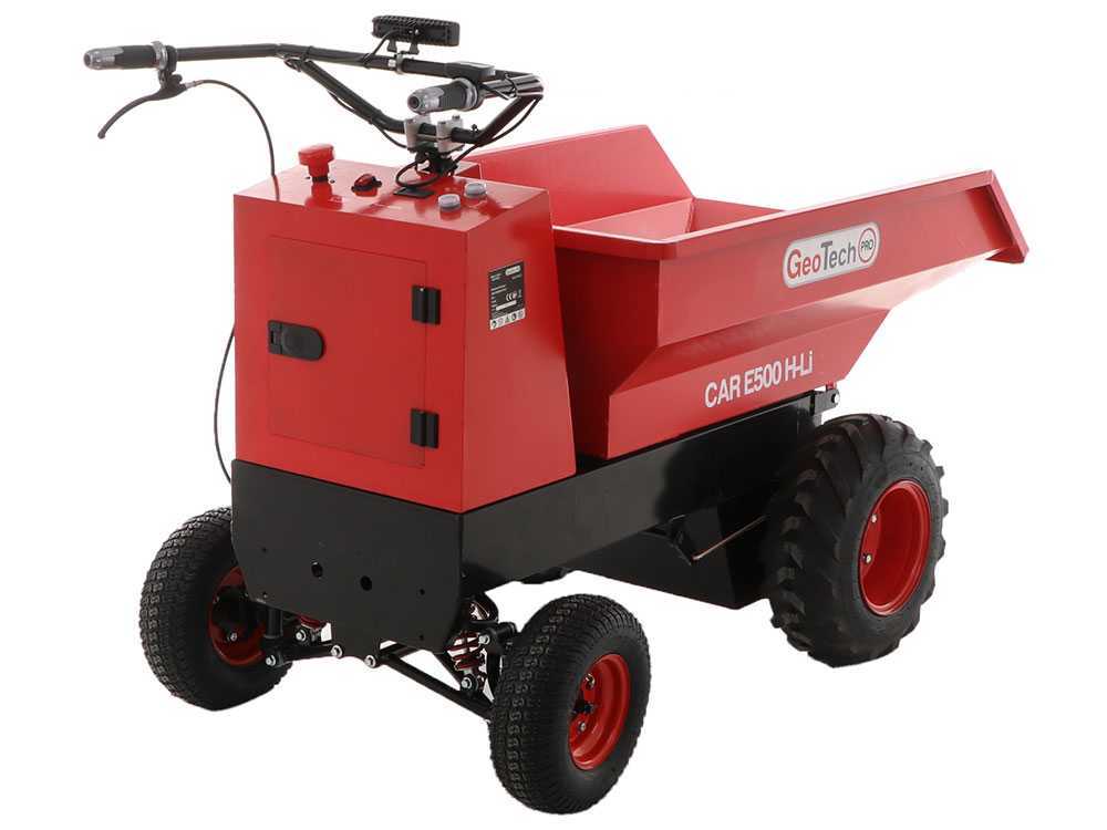 Car GeotechPro E500 H-Li - Akku Schubkarre Mini-Dumper - Mulde 500kg – Bild 4