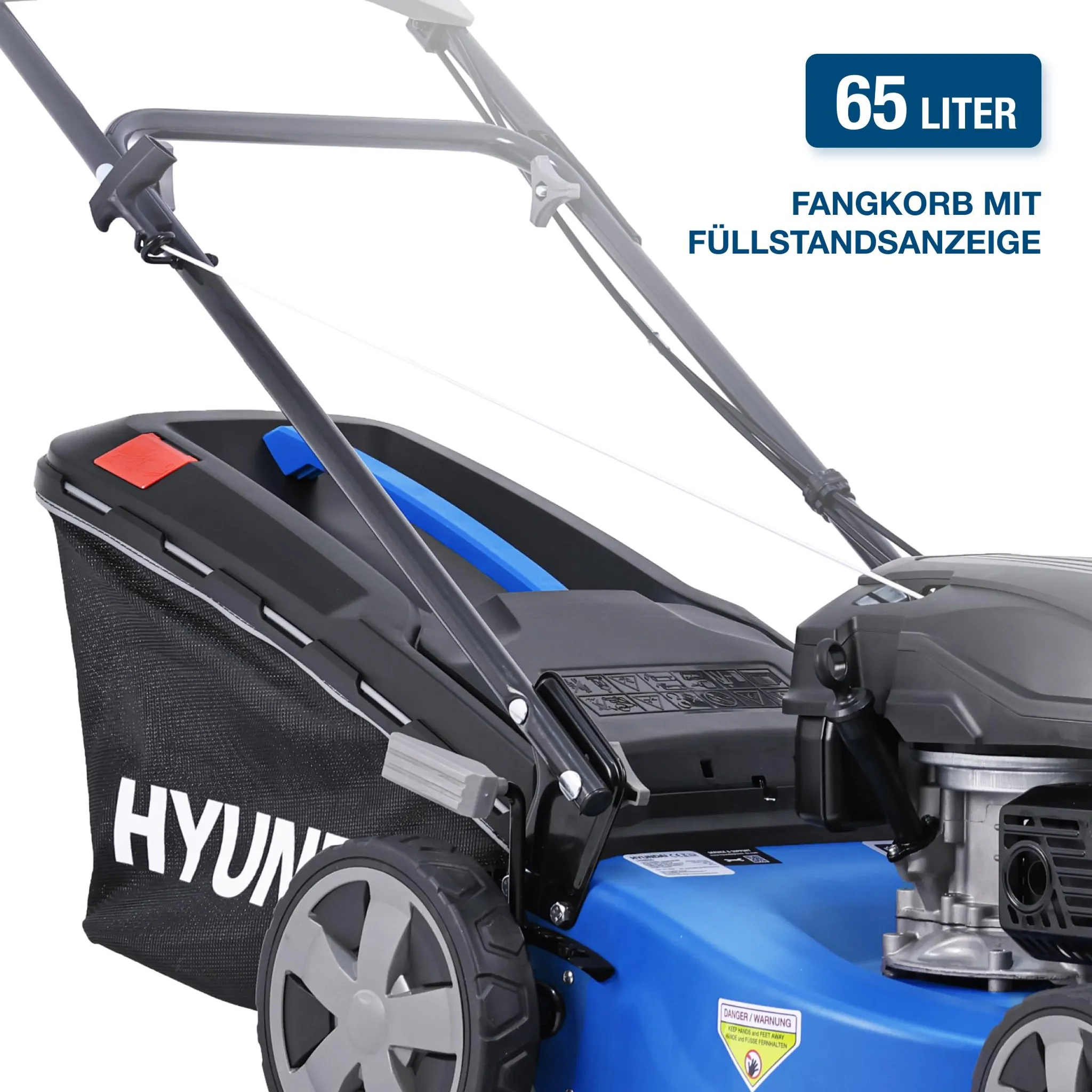 HYUNDAI Benzin-Rasenmäher LM5122G (Mulcher/Mäher mit Radantrieb, 3.9 PS Hyundai Motor) – Bild 4