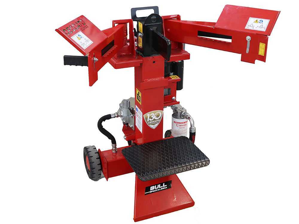 Ceccato BULL SPLE 6L - Stehender einphasiger Elektro Holzspalter - 6 Tonnen - Hub 540 mm – Bild 4