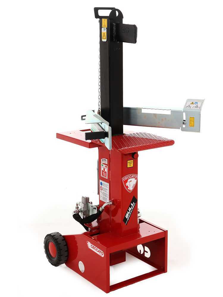 Ceccato BULL SPLE10 - Stehender einphasiger Elektro Holzspalter - 10 Tonnen - Hub 540 mm – Bild 2