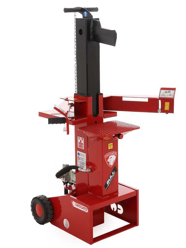 Ceccato BULL SPLE12 - Stehender einphasiger Elektro Holzspalter - 12 Tonnen - Hub 540 mm