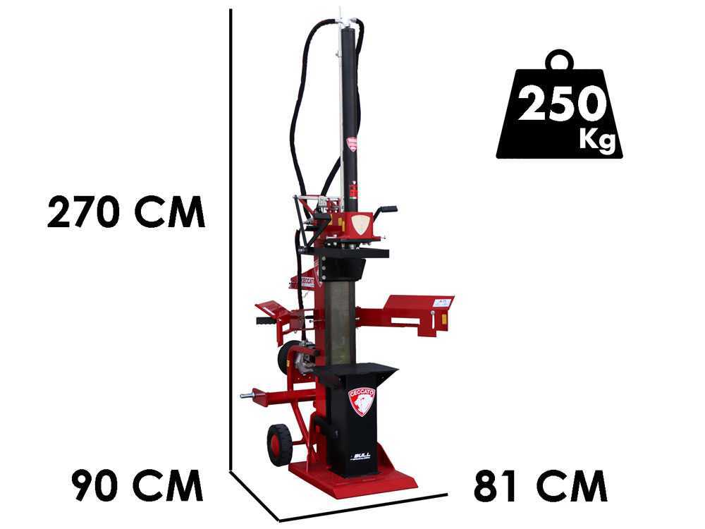 Ceccato BULL SPLT13.11 - Holzspalter für Traktor- stehend - 13t - Kolbenhub 1100 mm