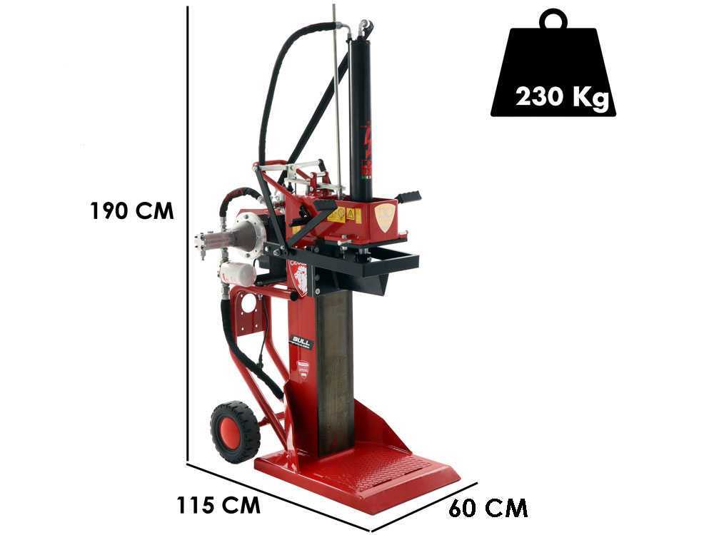 Ceccato Olindo BULL SPLE13-650TC - Elektrischer Holzspalter - Stehender