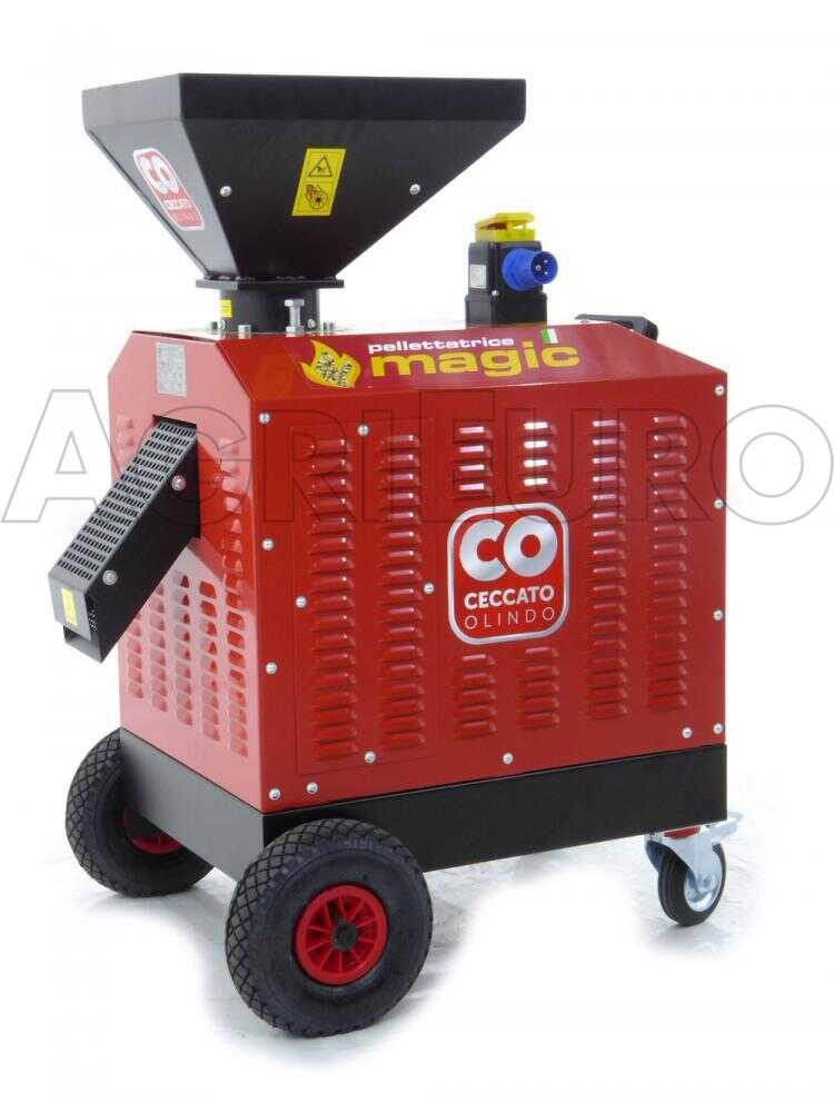 Ceccato Olindo Pelletpresse 230V - 3 PS - Pellet selber machen