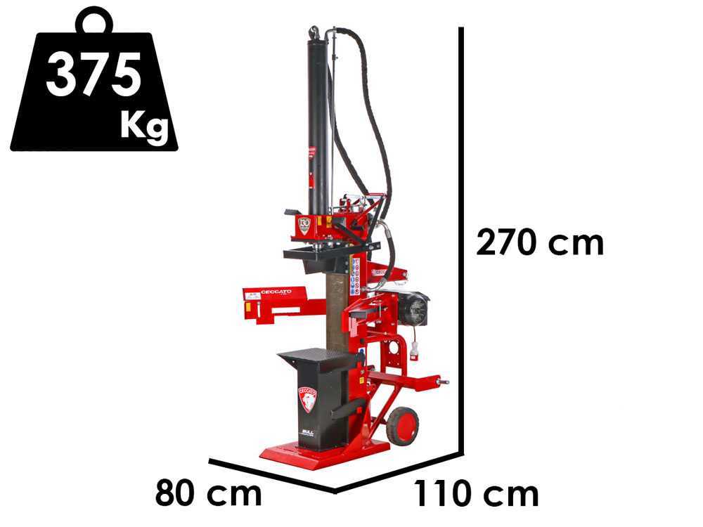 Ceccato Olindo SPLE20 - Elektrischer Holzspalter - stehend - 400V