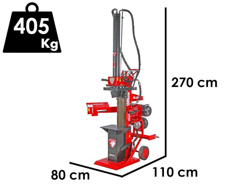 Ceccato Olindo SPLET20 - Hybrid-Holzspalter - Elektrisch und für Traktor - stehend