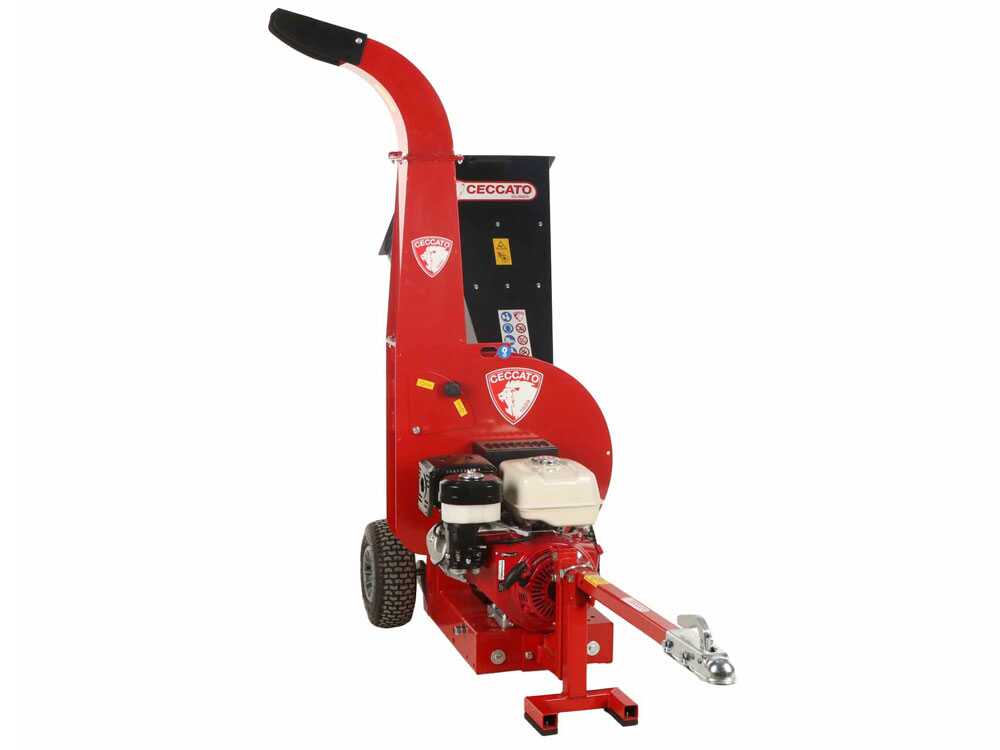 Ceccato Tritone BIG - Benzin-Häcksler mit Anhängerkupplung - Honda Motor GX 390 – Bild 3