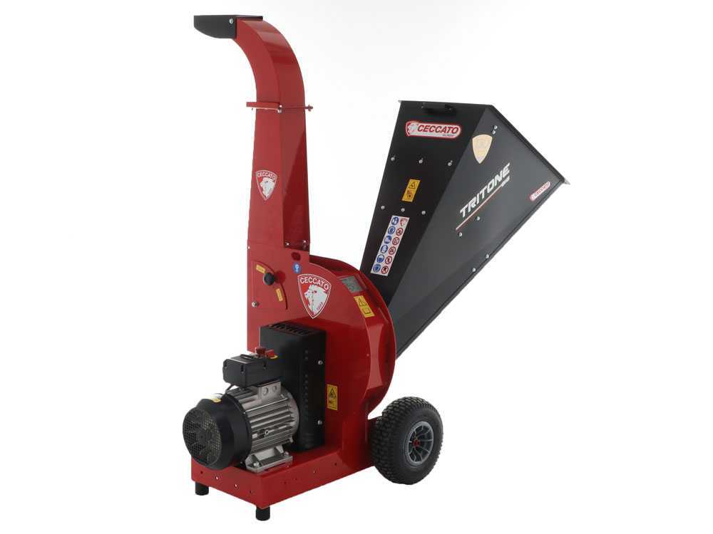 Ceccato Tritone Big - Profi Häcksler 400V - mit Messerscheibe und Hämmern – Bild 3