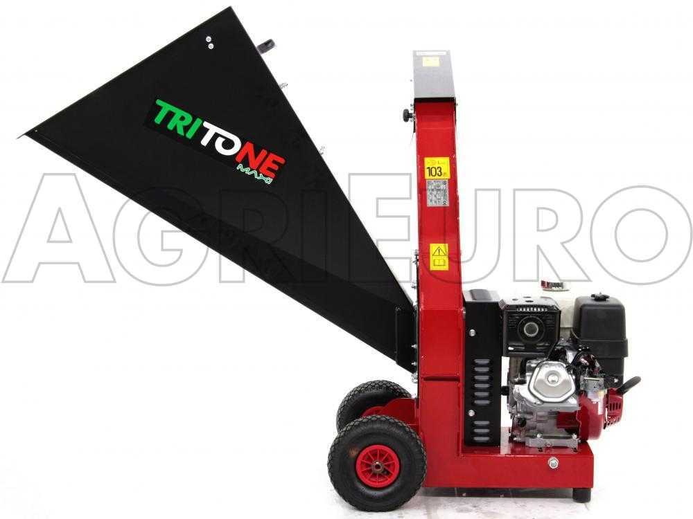 Ceccato Tritone Maxi - Benzin Häcksler - mit Honda-Motor GX 390 – Bild 3