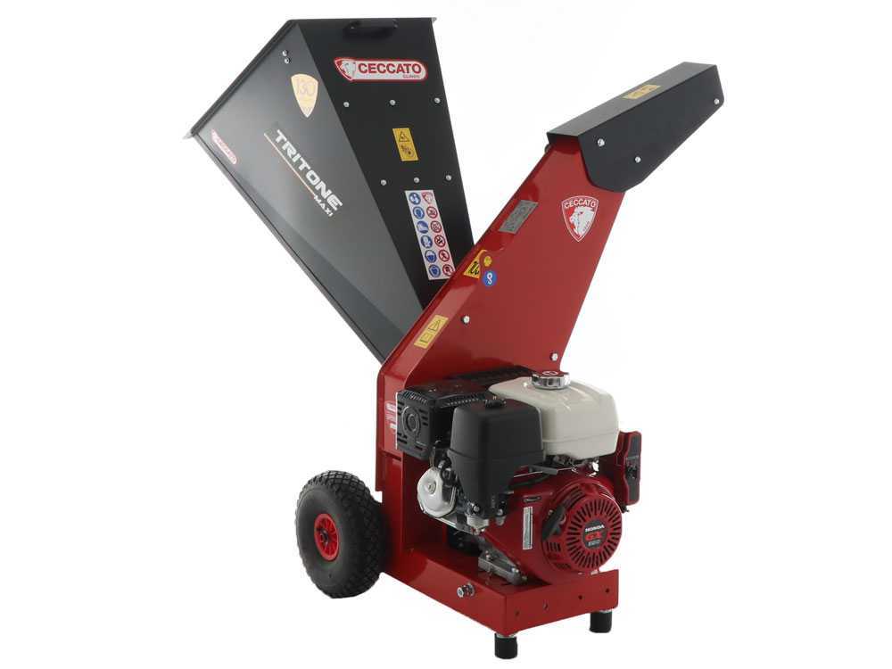 Ceccato Tritone Maxi - Häcksler mit Verbrennungsmotor - Honda GX 390 - Elektrostarter – Bild 4