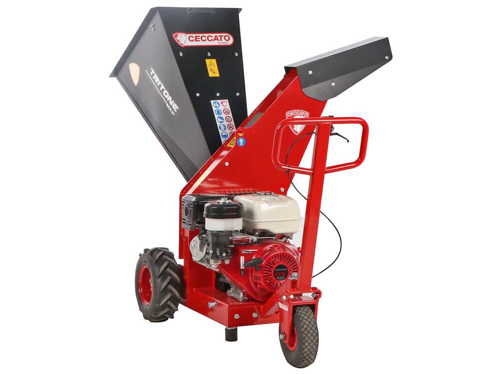 Ceccato Tritone Maxi selbstfahrend - Benzin-Häcksler - Honda-Motor GX390 – Bild 2