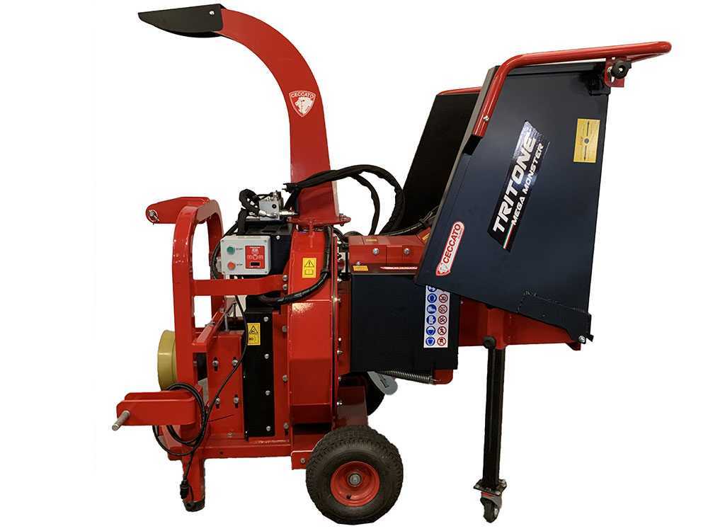 Ceccato Tritone Mega Monster P.T.O. - Häcksler für Traktor - Hydraulikgetriebe – Bild 4