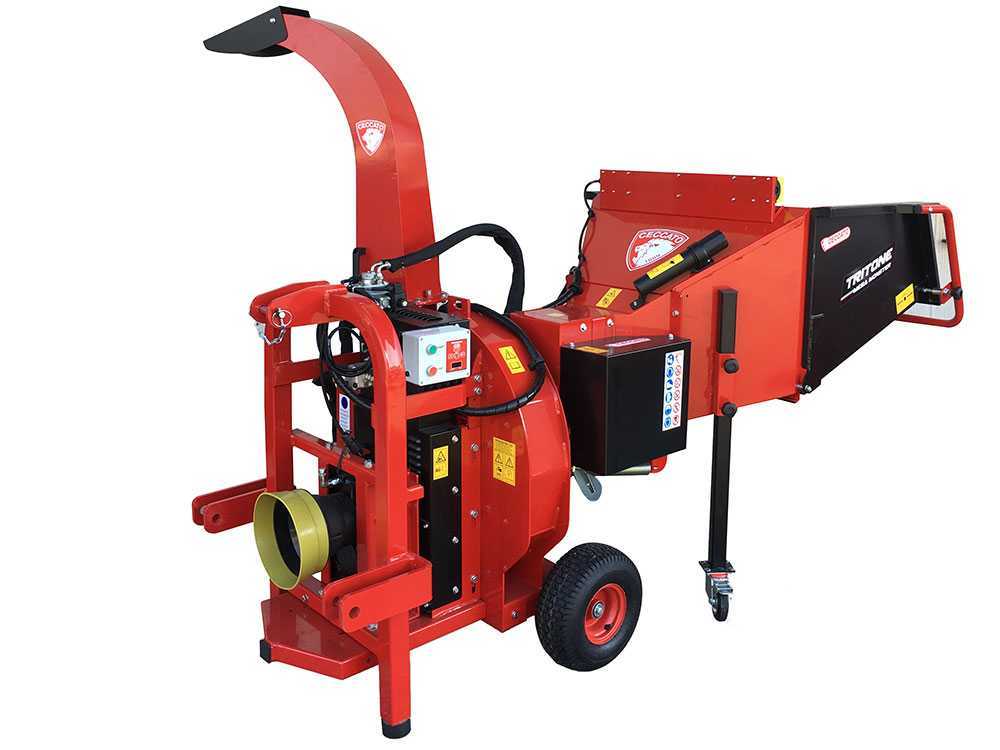 Ceccato Tritone Mega Monster P.T.O. - Häcksler für Traktor - Hydraulikgetriebe – Bild 2